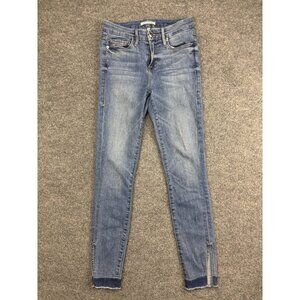 Good American Good Legs Skinny Jeans Womens 0/25‎ Light Wash High Rise 25x29